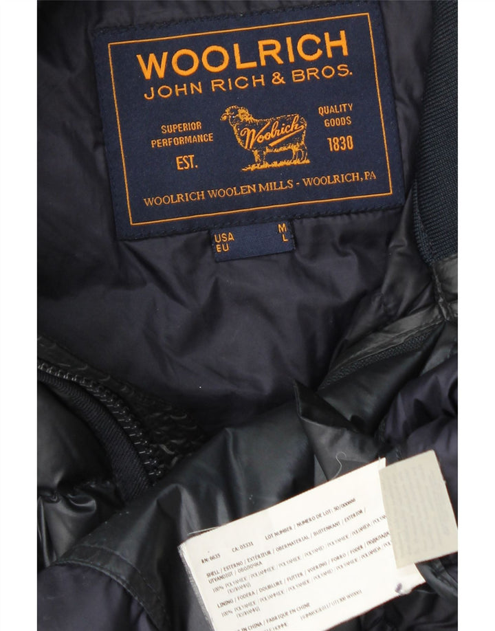 WOOLRICH Muška podstavljena jakna UK 38 Srednji crni poliamid
