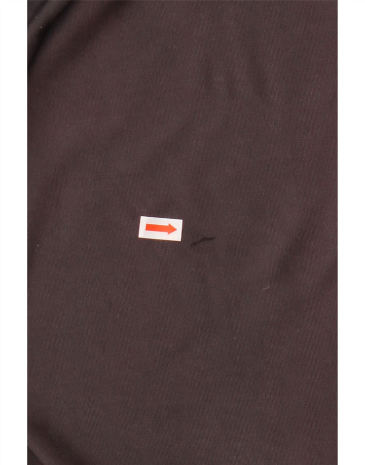 NIKE Ženske Dri Fit Capri Trenirke Hlače UK 12/14 Large Grey Cotton