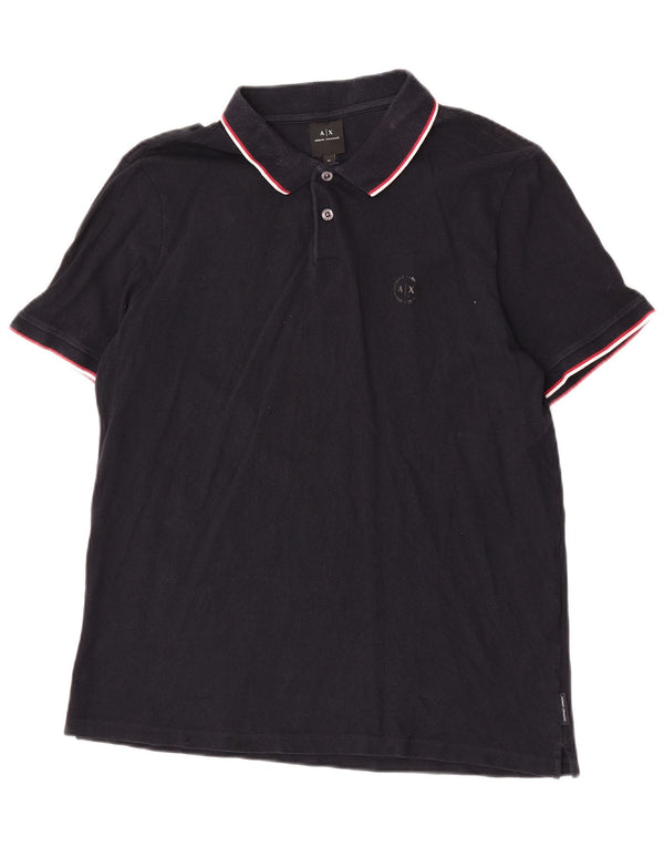 Armani Exchange muška polo majica XL crni pamuk