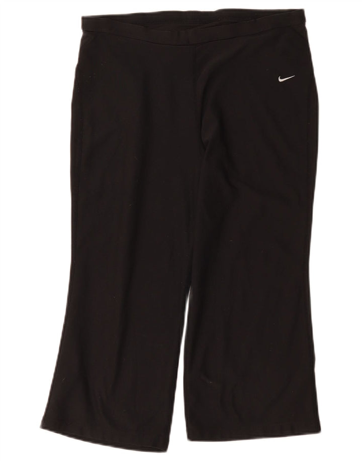 Nike ženske Capri trenirke UK 12 srednje crne