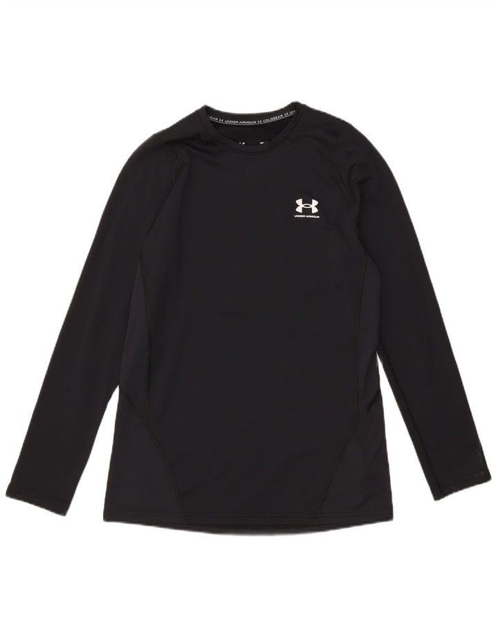 Muška majica Under Armour Cold Gear s dugim rukavima, srednji crni poliester