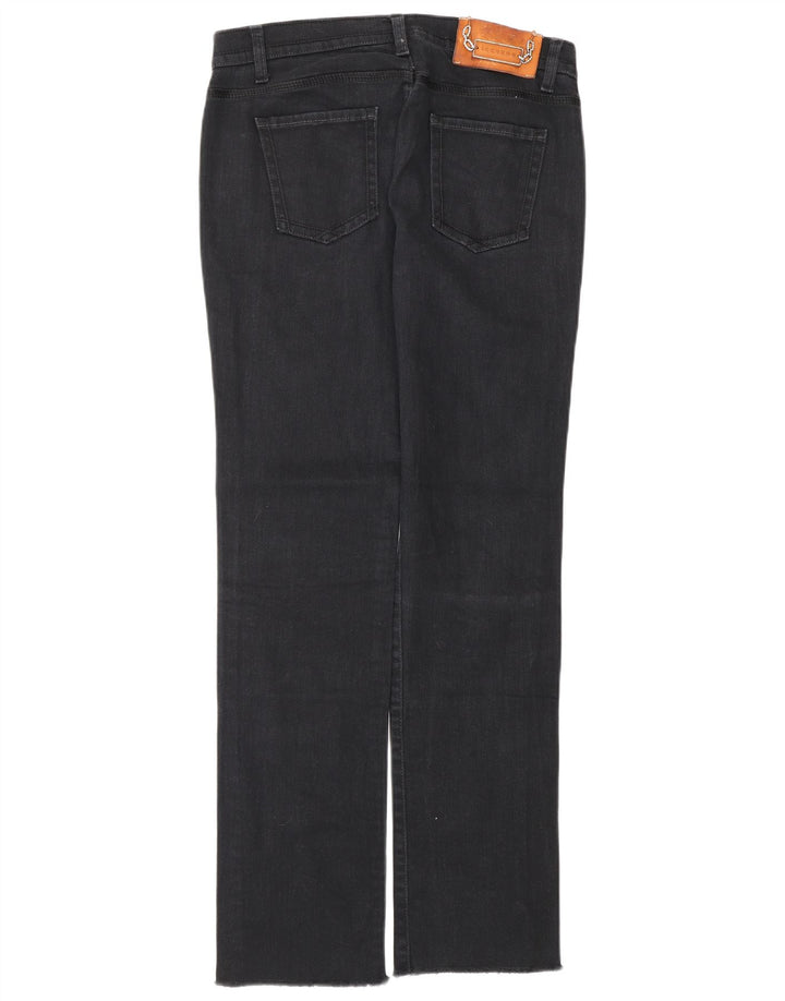 ICEBERG ženske ravne traperice niskog struka W31 L30 tamnoplavi pamuk