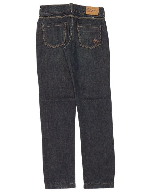 Tommy Hilfiger ženske ravne traperice W27 L34 plavi pamuk