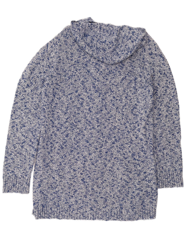 L.L.Bean ženski dugi pulover s kapuljačom UK 16 Large Blue Flecked