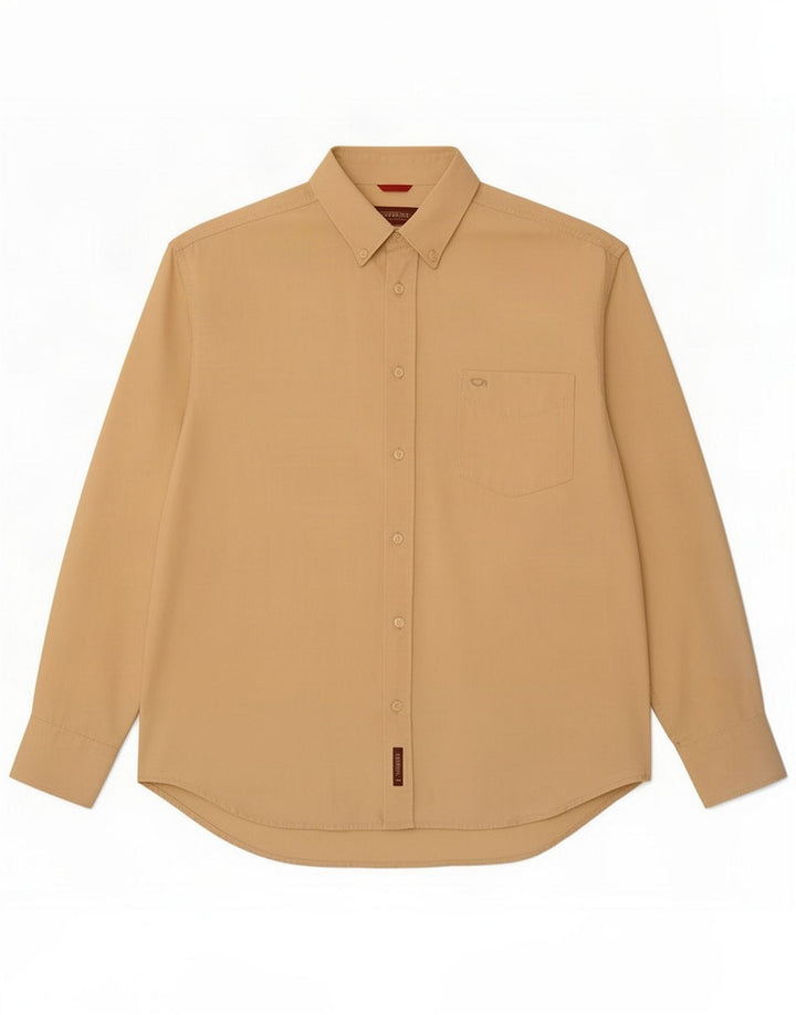 Carrera muška košulja Large Beige Cotton