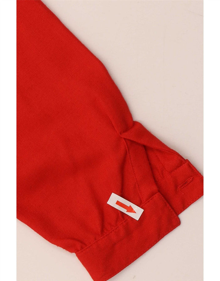 Vintage ženska košulja bluza IT 44 Srednje crveni poliester