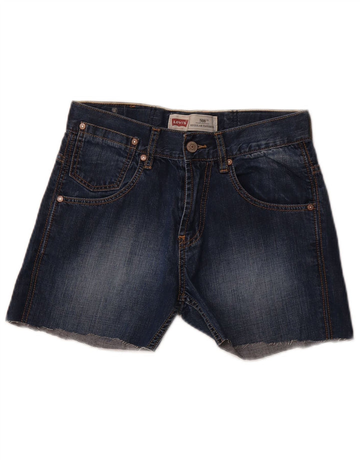 LEVI'S Girls 508 Regular Denim kratke hlače 15-16 godina W26 plavi pamuk