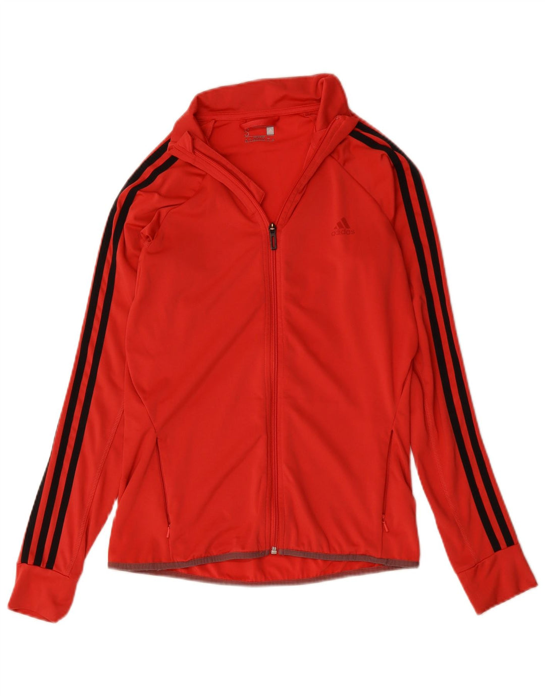 Adidas ženska trenirka Climalite gornja jakna UK 8/10 mali crveni poliester