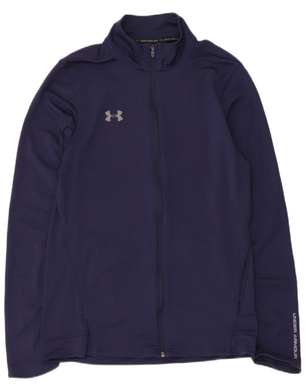 Under Armour ženska gornja jakna trenirke UK 12 srednje tamnoplavi poliester