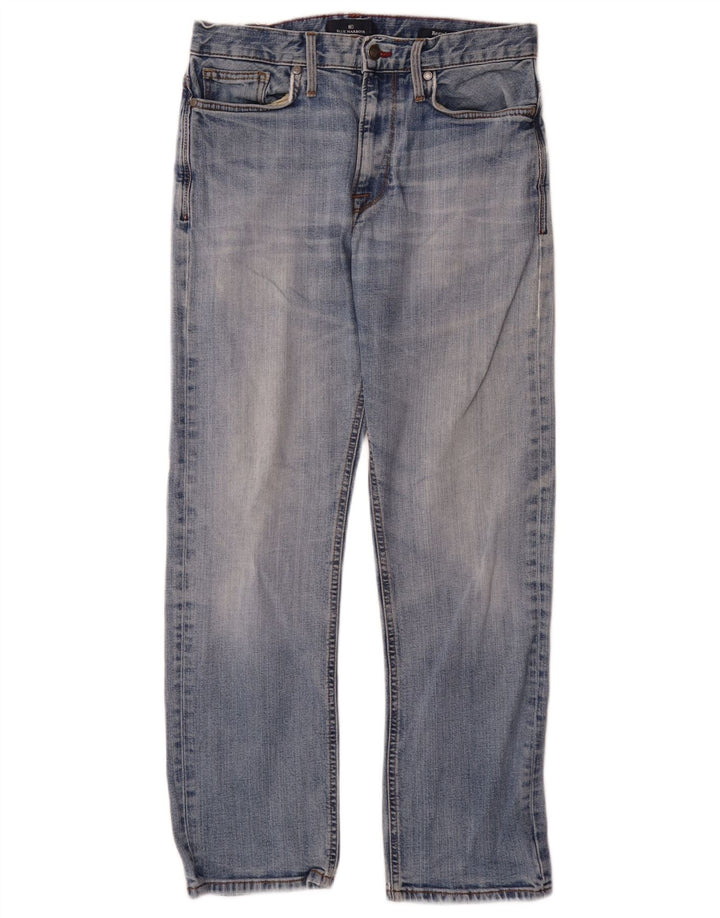Marks & Spencer Mens Blue Harbor Regular Straight Jeans W30 L29 Pamuk