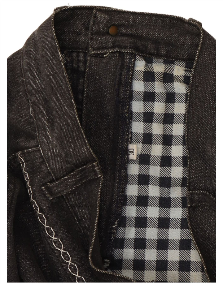 VINTAGE ženska traper suknja W30 srednje siva