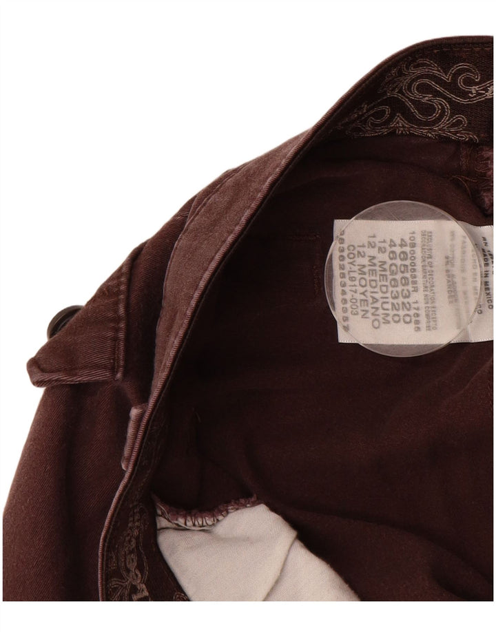 LEE Ženske ravne ležerne hlače US 12 Large W32 L31 Smeđi pamuk