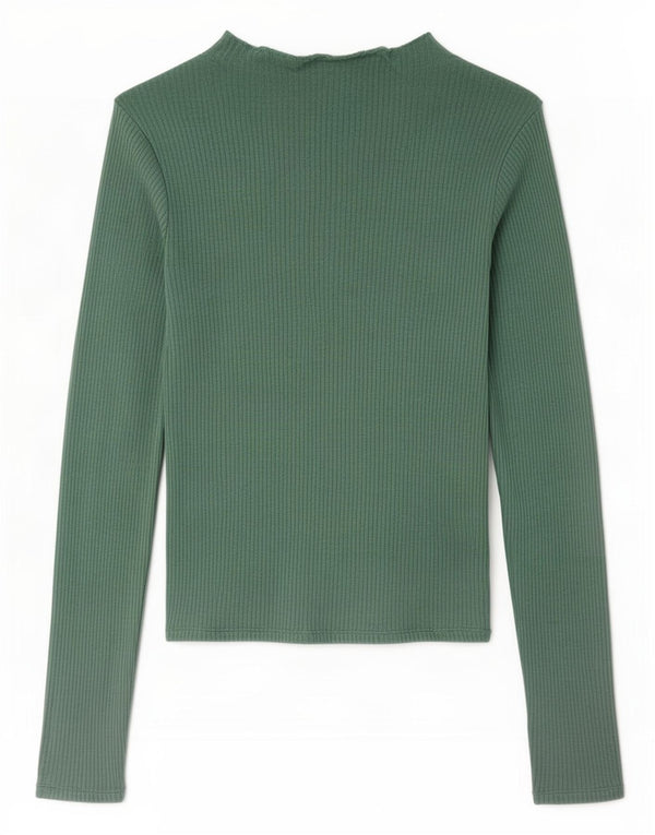 Topshop ženska majica dugih rukava UK 6 XS zelena viskoza