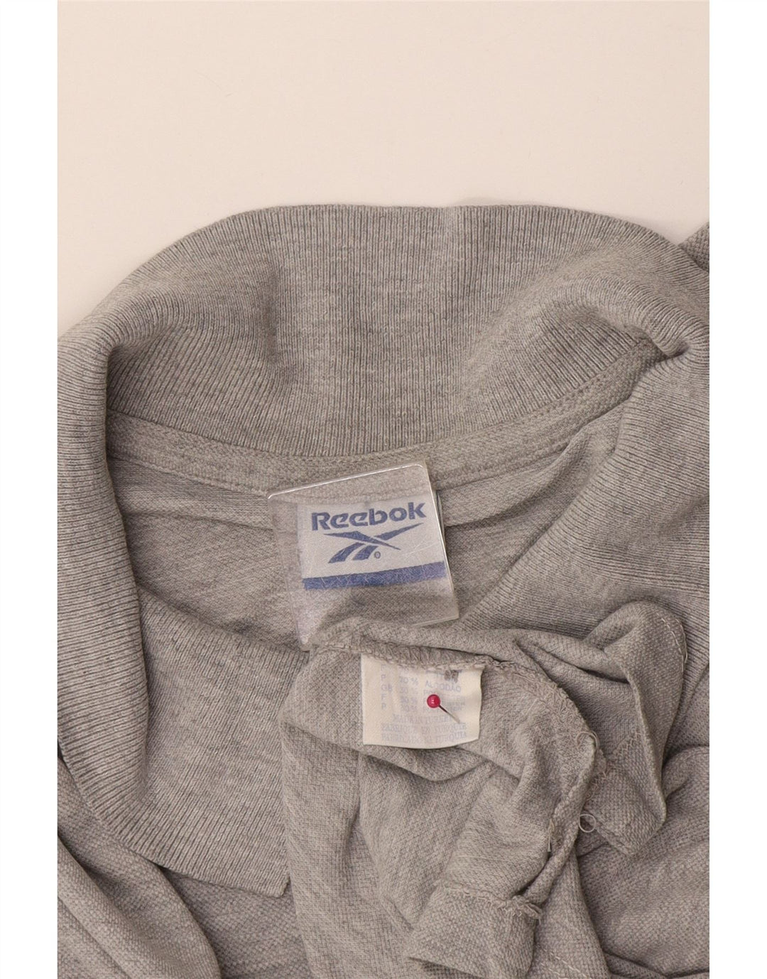 Reebok muška polo majica XL sivi pamuk