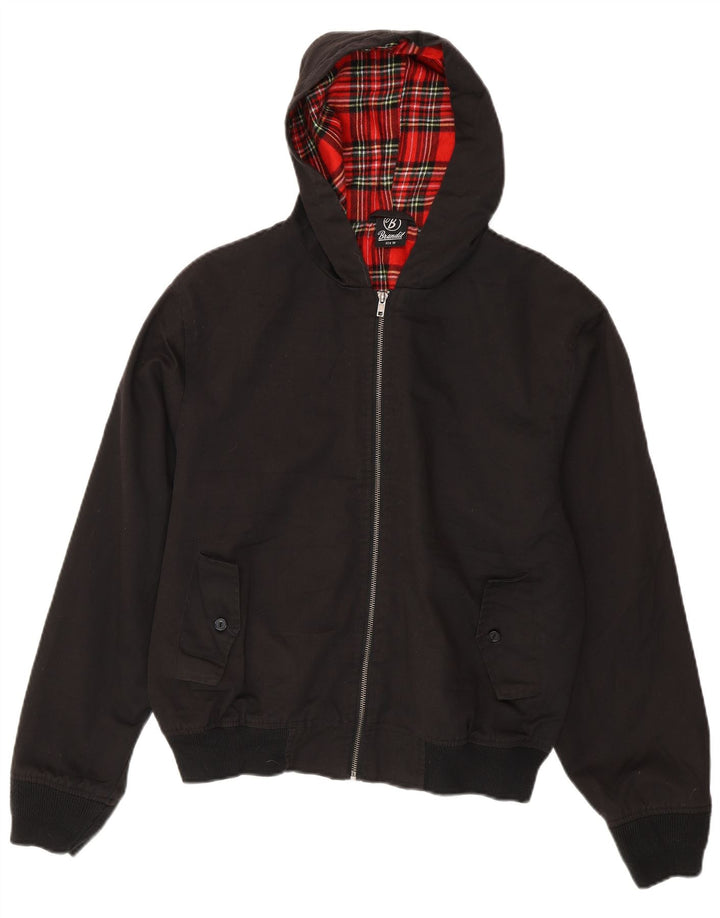 BRANDIT muška bomber jakna s kapuljačom UK 38 srednji crni poliester