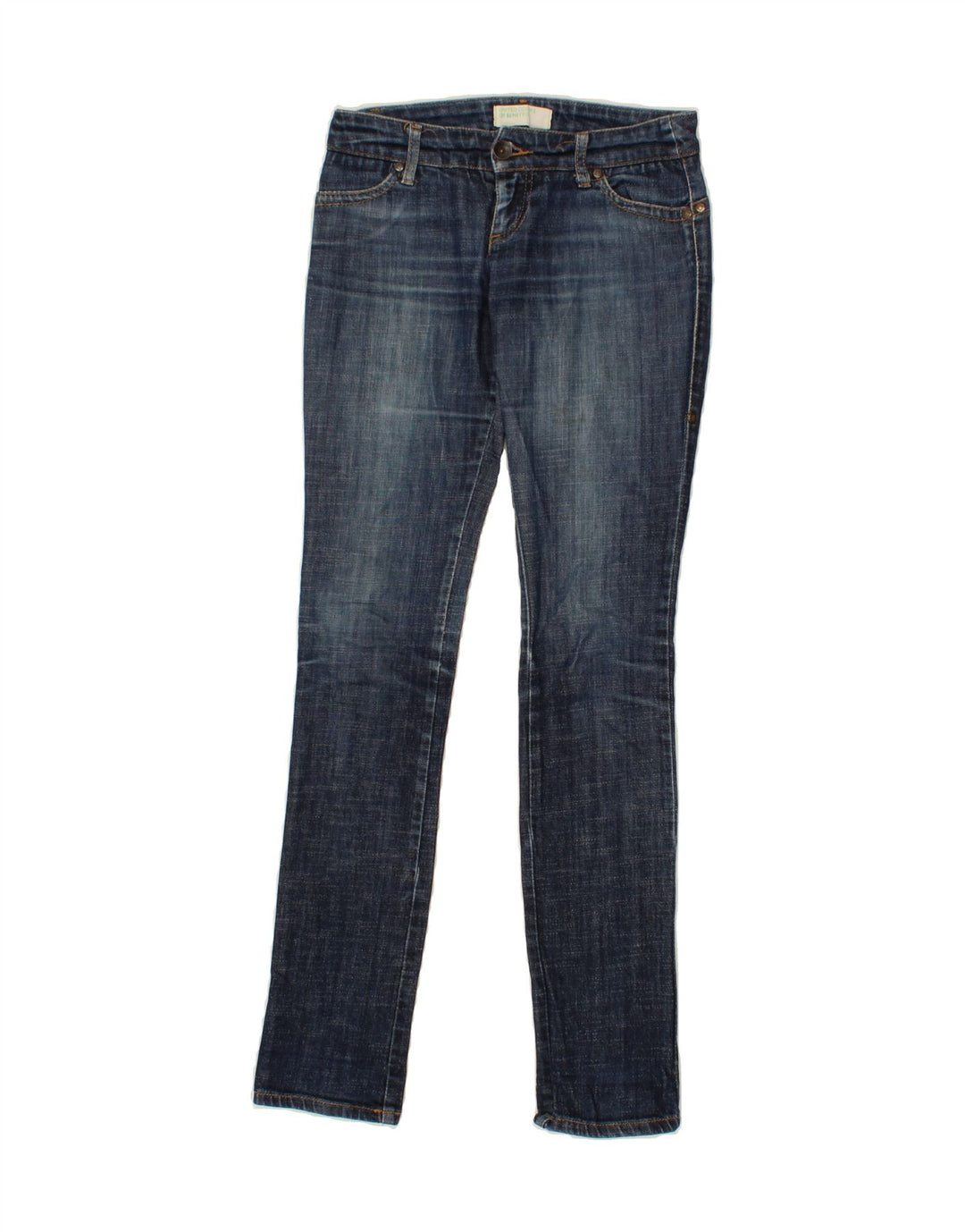 BENETTON Womens Skinny Jeans W28 L33  Blue Vintage Benetton and Second-Hand Benetton from Messina Hembry 