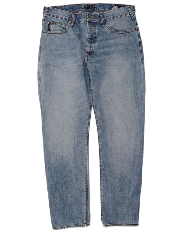 ARMANI Muške ravne traperice W34 L30 Plave