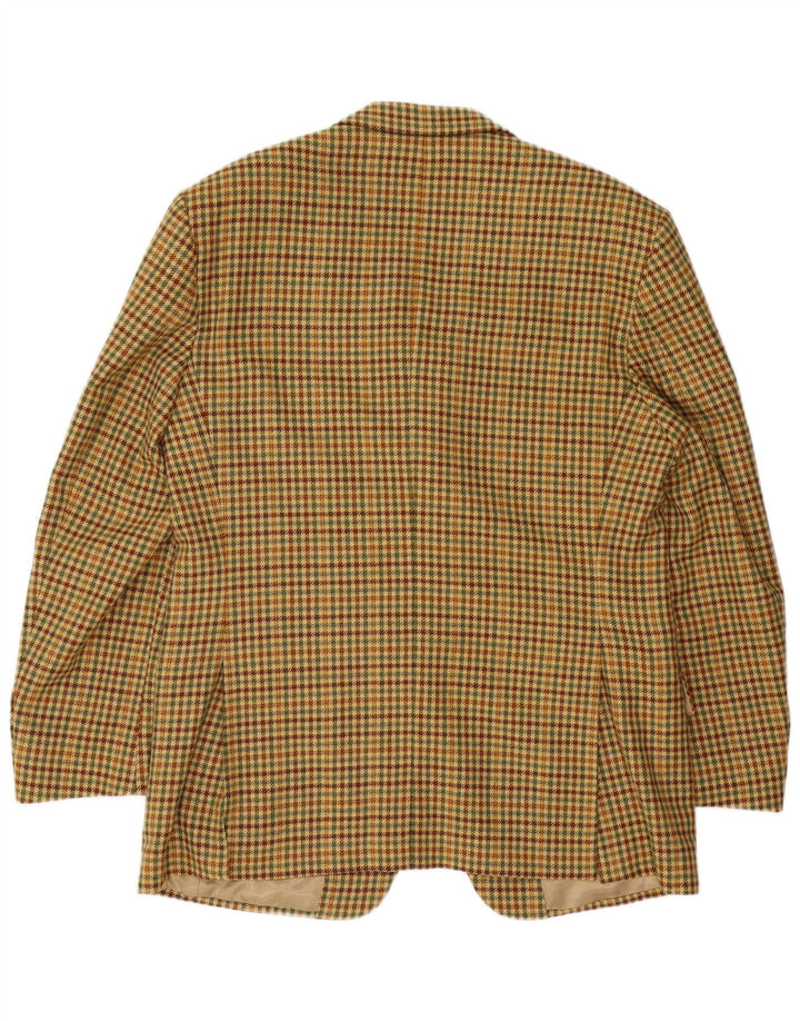 Ermenegildo Zegna Muška jakna sa 3 gumba IT 52 Large Beige Houndstooth