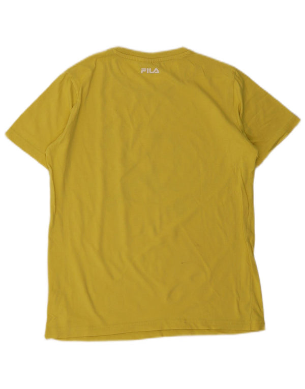 Fila Boys Graphic T-Shirt Top 13-14 Years Yellow