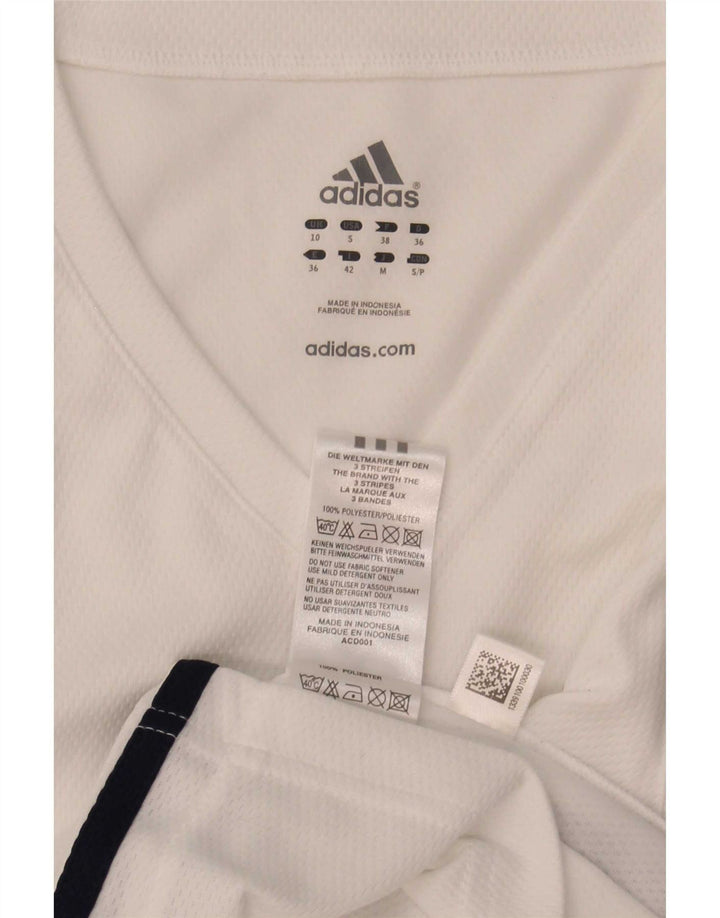 Adidas ženski prsluk Climalite Top UK 10 Mali bijeli poliester
