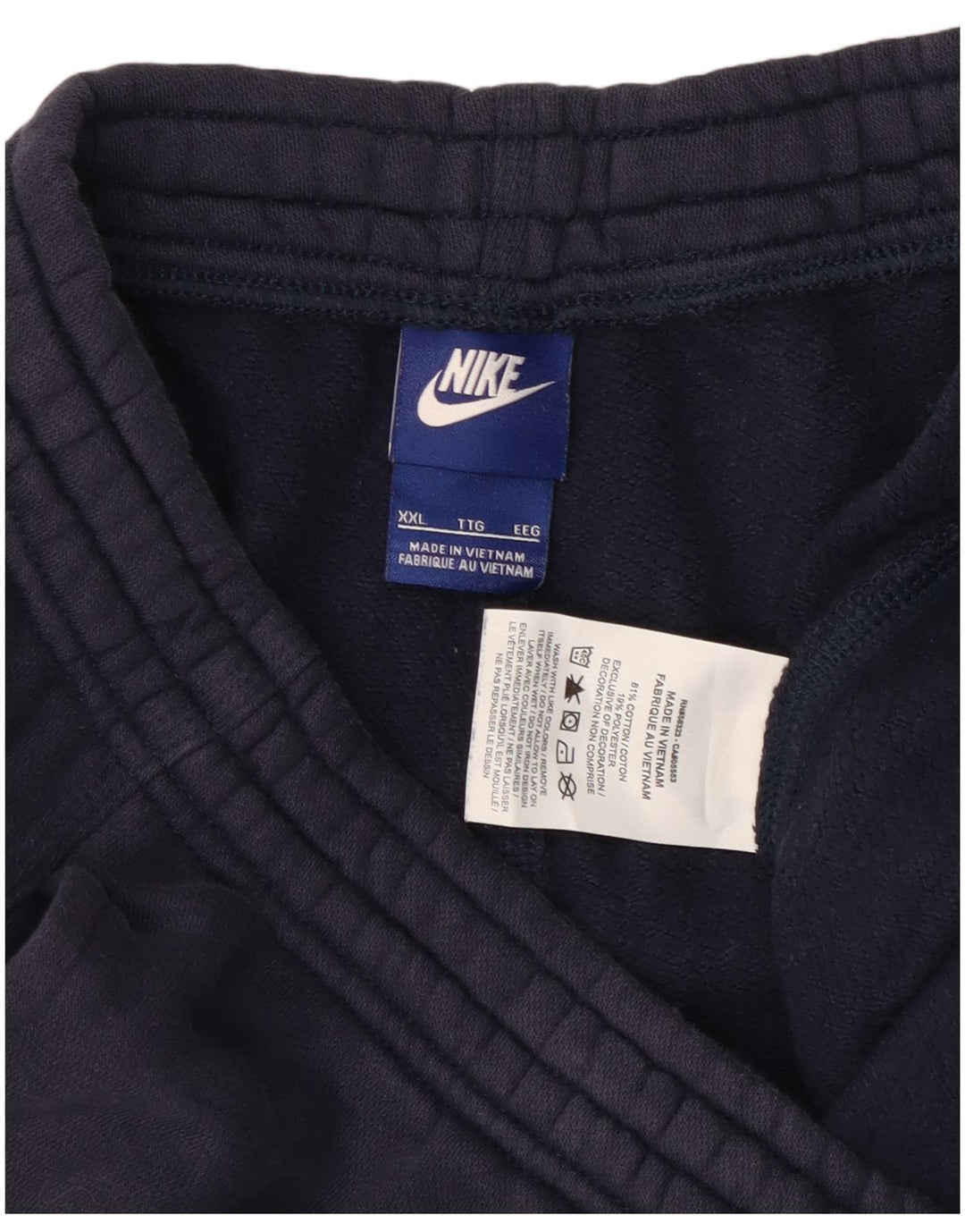 Nike muške trenirke hlače Joggers 2XL tamnoplavi pamuk