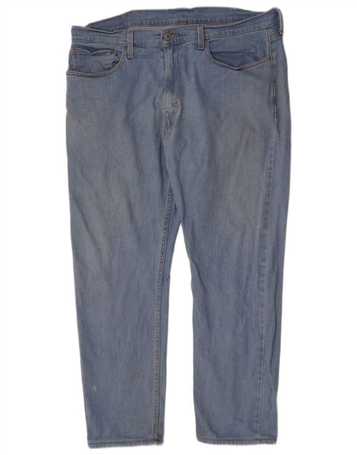 Levi's muške 502 sužene traperice W38 L32 plavi pamuk