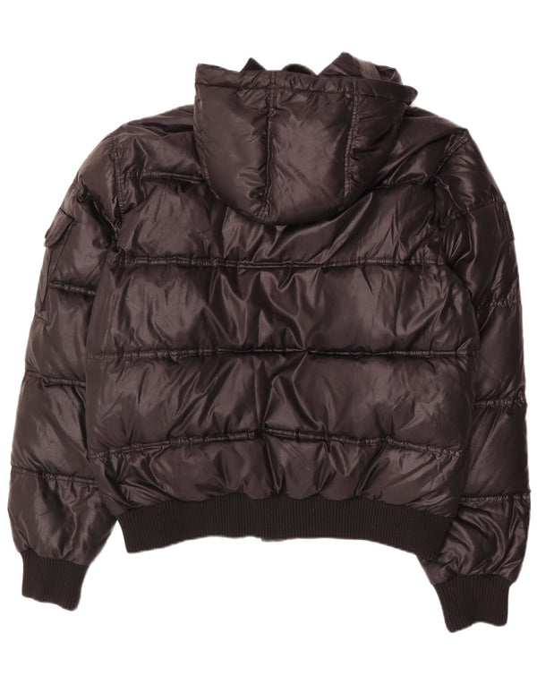 BOMBOOGIE muška podstavljena jakna s kapuljačom UK 44 2XL crni poliester