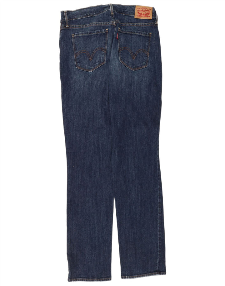 Levi's ženske 505 ravne traperice W28 L32 plavi pamuk