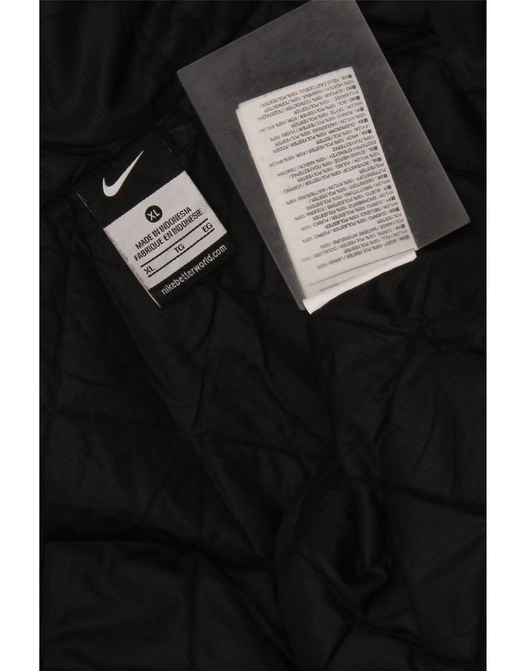 Nike muška vjetrovka s kapuljačom UK 42 XL crni poliester