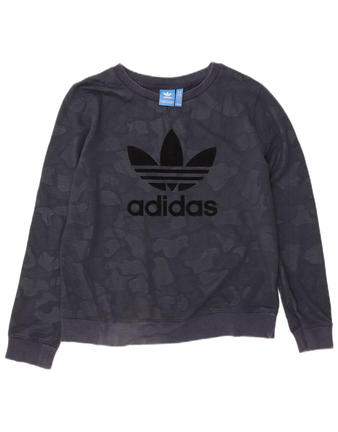 ADIDAS ženska majica prekomjerne dužine UK 10 Mala tamnoplava
