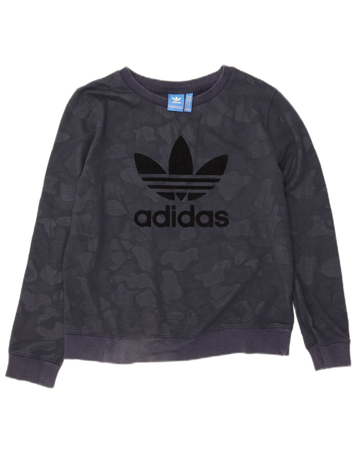 ADIDAS ženska majica prekomjerne dužine UK 10 Mala tamnoplava