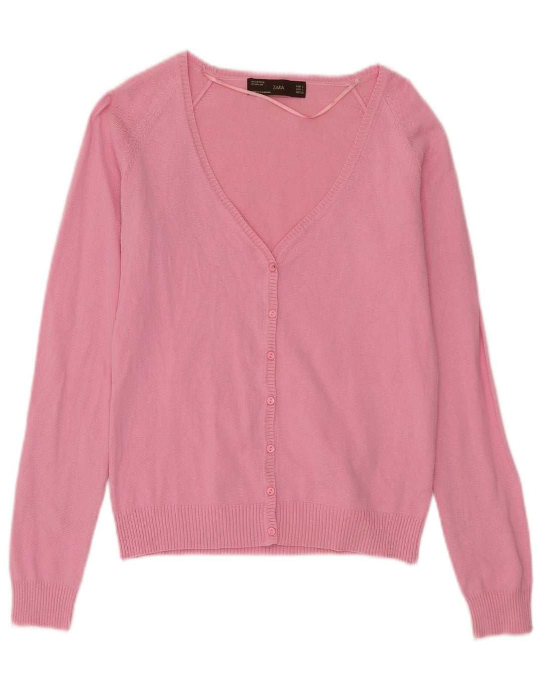 Zara ženski kardigan pulover UK 10 Small Pink