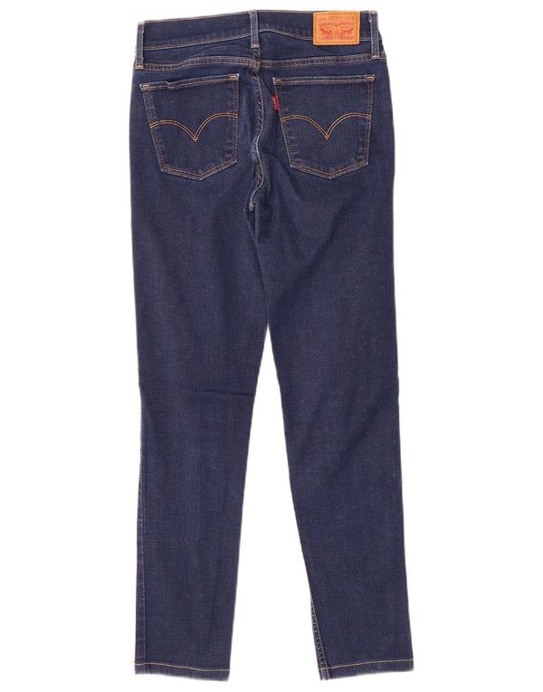 Levi's ženske 710 super uske traperice W27 L26 tamnoplavi pamuk