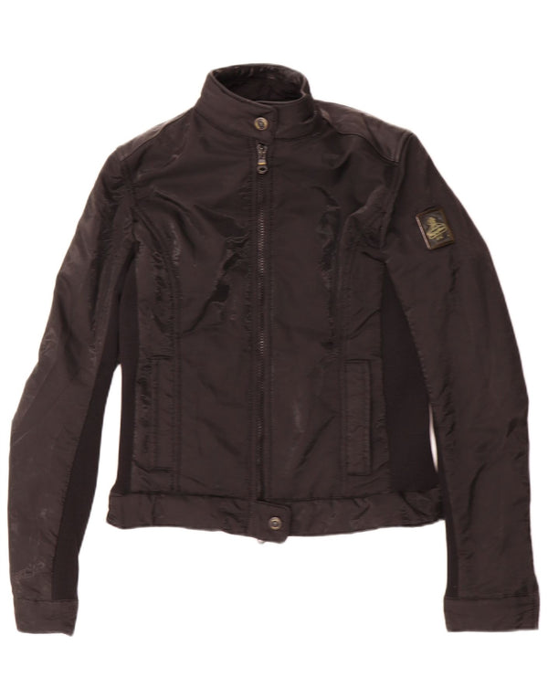 Refrigiwear ženska jakna Cruz Crop Racer UK 10 mala crna polivinil