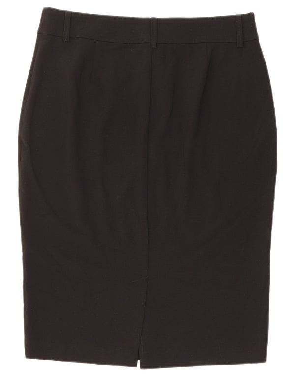 Marks & Spencer ženska pencil suknja UK 12 srednje W30 crni poliester
