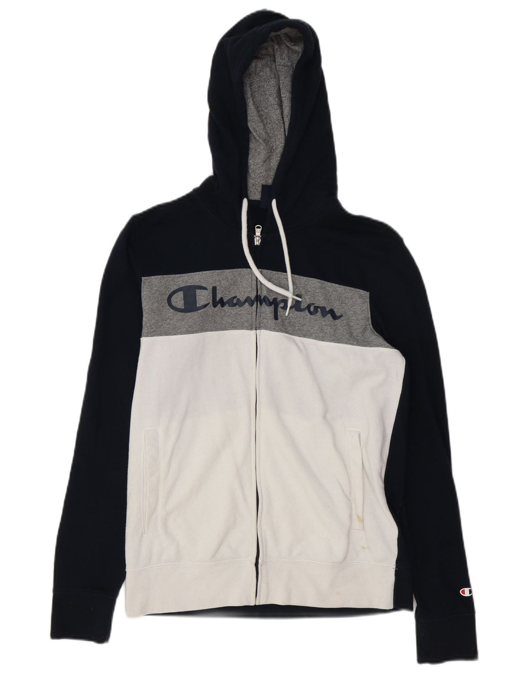 Champion muška majica s kapuljačom s patentnim zatvaračem, mala tamnoplava boja