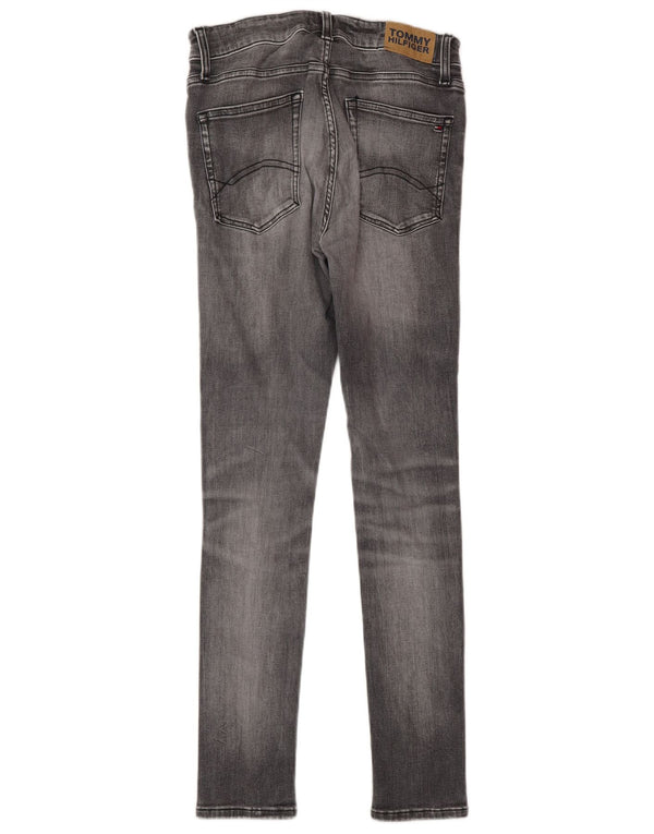 Tommy Hilfiger uske traperice za dječake 13-14 godina W26 L29 sivi pamuk