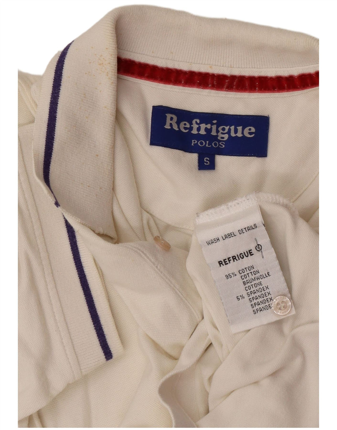 Refrigue Muška polo majica Mala bijela pamučna