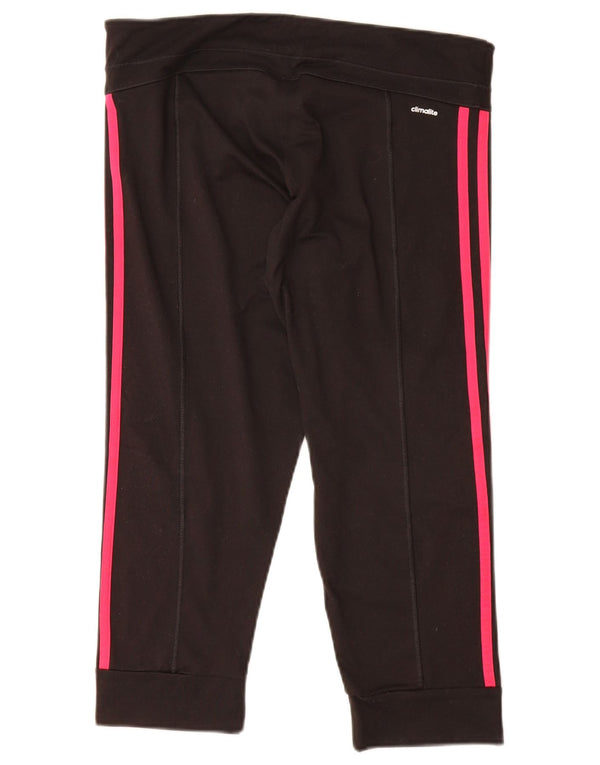Adidas Ženske Climalite Trenirke Hlače Joggers UK 12/14 srednje crne