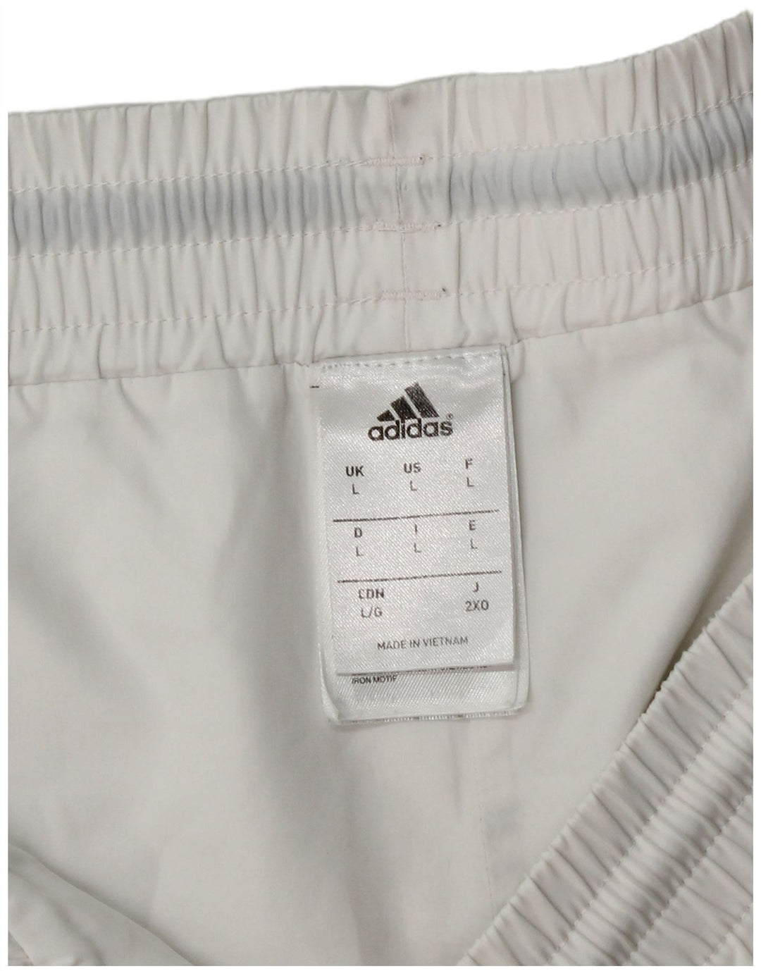 Adidas muške sportske kratke hlače veliki bijeli poliester