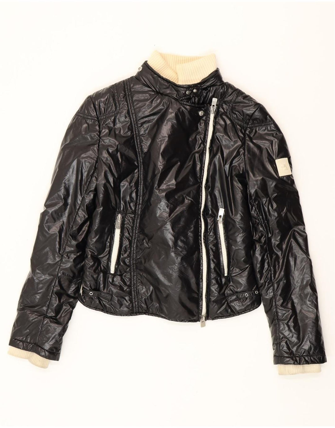 MONTECORE ženska podstavljena jakna IT 42 srednji crni poliamid