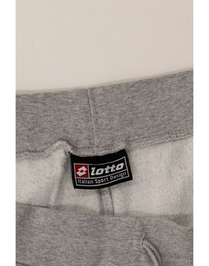 LOTTO Mens Graphic Tracksuit Trousers Joggers Large  Grey Vintage Lotto and Second-Hand Lotto from Messina Hembry 