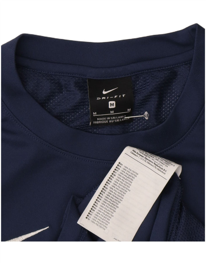 Nike Dri Fit T-Shirt Top srednje tamnoplave poliesterske boje