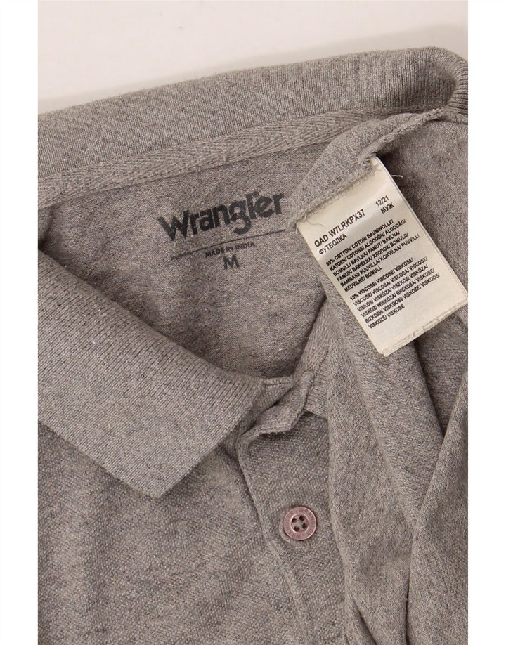 WRANGLER Muška polo majica srednje sivi flekasti pamuk
