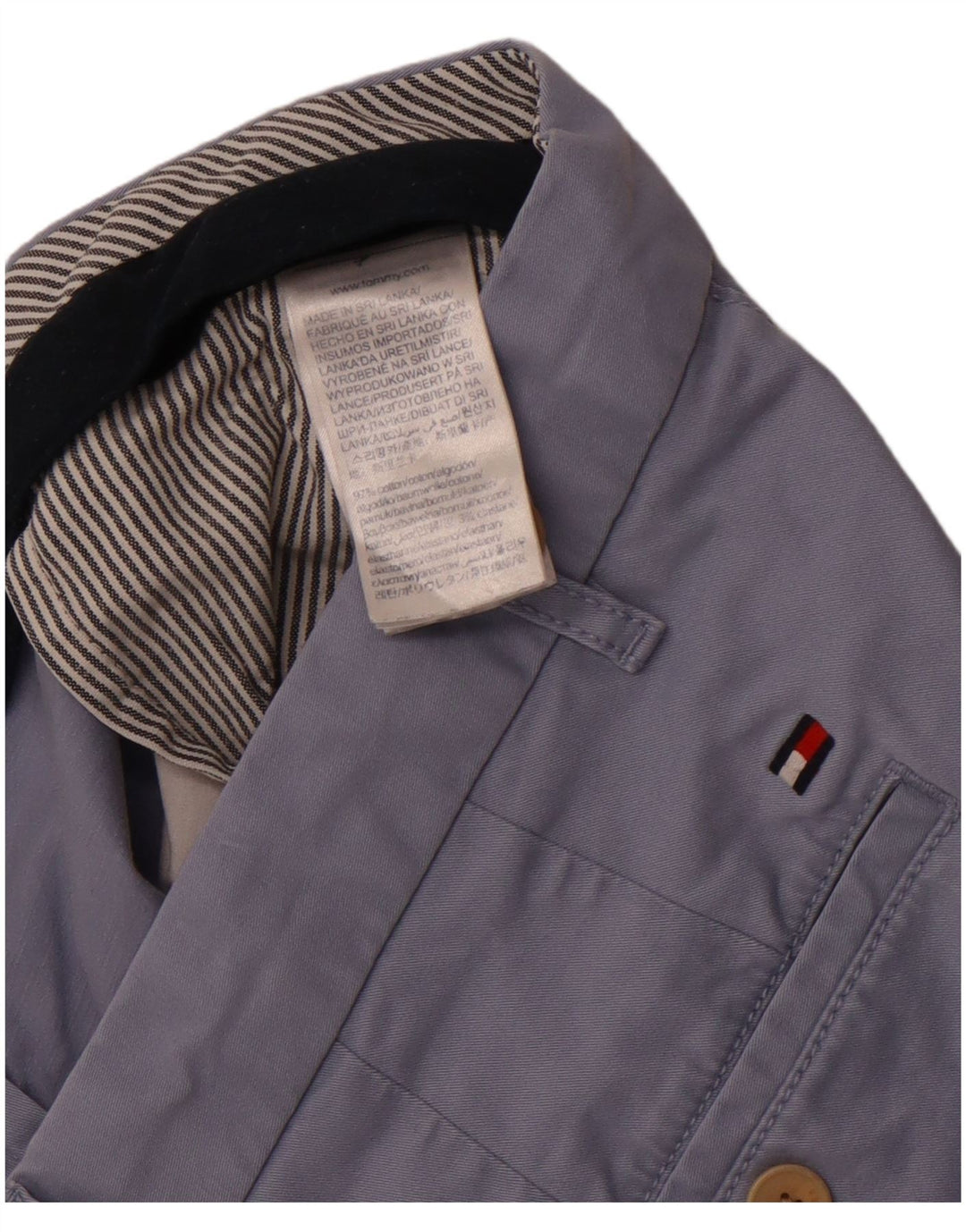 Tommy Hilfiger muške chino kratke hlače W38 XL plavi pamuk