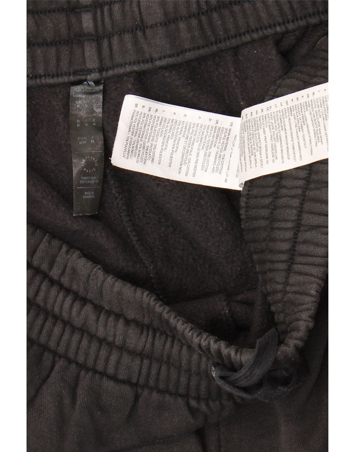 Adidas muške kargo trenirke hlače Joggers srednje crne pamučne boje