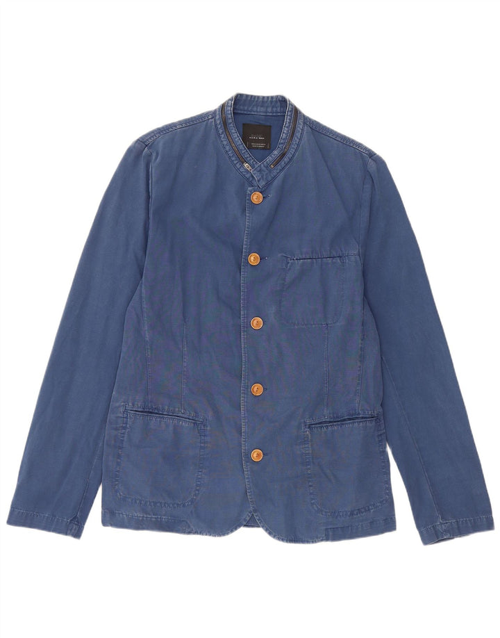 Zara muška jakna s 5 gumba UK 38 srednje plava