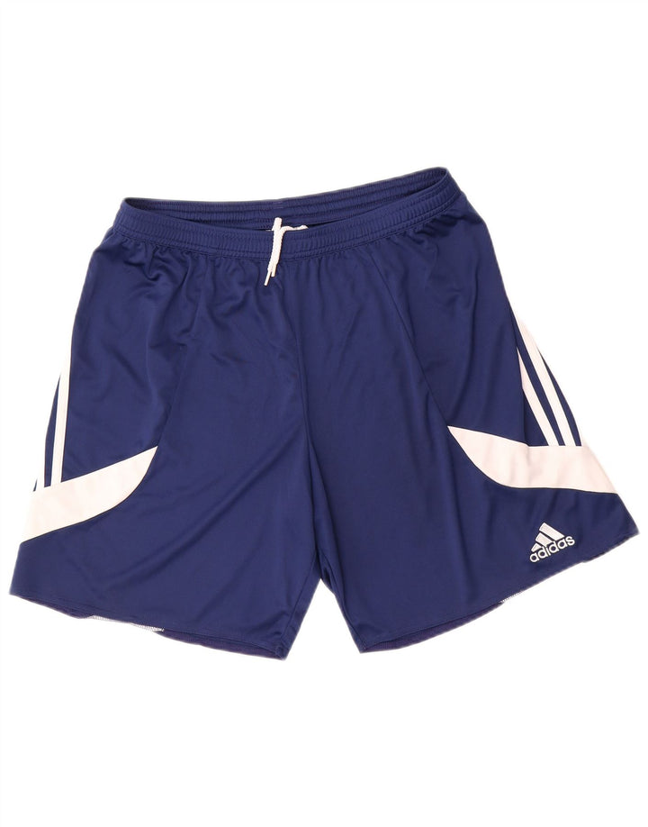 Adidas muške sportske kratke hlače Climalite, veliki tamnoplavi poliester