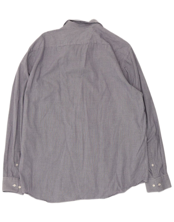 Hugo Boss muška košulja standardnog kroja veličina 44 17 1/2 XL plava houndstooth