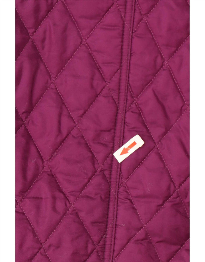 Barbour ženska prošivena jakna UK 16 Large Purple Colourblock Polyamide